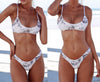 Summer Women Solid Bikini Set