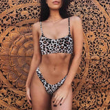 2019 Sexy Snake Print Bikini Swimsuit
