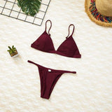 Women Swimsuit Padded Push Up Ladies Bikini Set