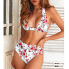 2019 Sexy High Waist Dot Print Bikini swimwear