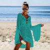 Crochet Solid Cover-Ups Beach Wear