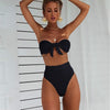 UK New Women Knotted  Bikini Set