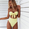 UK New Women Knotted  Bikini Set