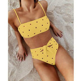 2019 Summer high waist Women Bikini Set Swimsuit