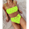 2019 Summer high waist Women Bikini Set Swimsuit