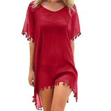 Sexy Tassel Chiffon Cover-Up Swimwear