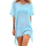 Sexy Tassel Chiffon Cover-Up Swimwear