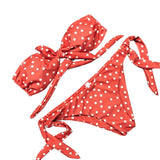 Women Sexy Dot Printed Bikini Set
